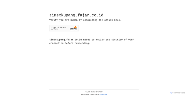 Security scan screenshot of https://timexkupang.fajar.co.id