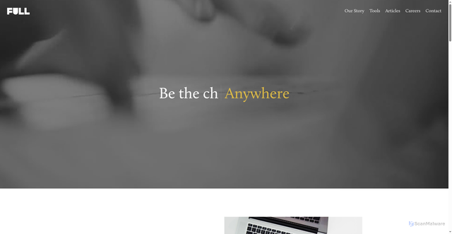 Security scan screenshot of https://full.io