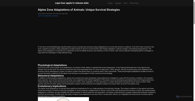 Security scan screenshot of https://ourgoodplaceblog-dpezbq43v6jp.edgeone.app/alpine-zone-adaptations-of-animals.html