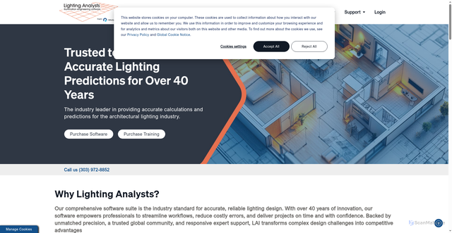 Security scan screenshot of https://www.elumtools.com