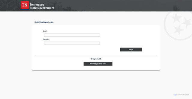 Security scan screenshot of http://teamtn.gov/