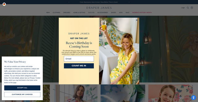 Security scan screenshot of https://draperjames.com/?srsltid=AfmBOopaqh_smea9ZCMsYHXHfy8YmVhCb7FZWDWwQEeSDYvCrdu7D5vX