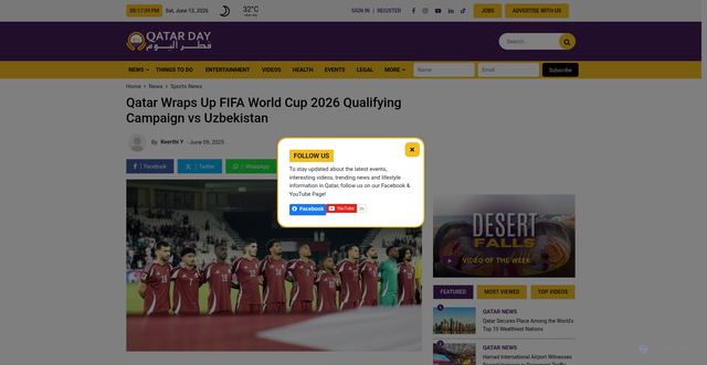Security scan screenshot of https://qdnewssl-5762.kxcdn.com/qatar-wraps-up-fifa-world-cup-2026-qualifying-campaign-vs-uzbekistan/85055/0