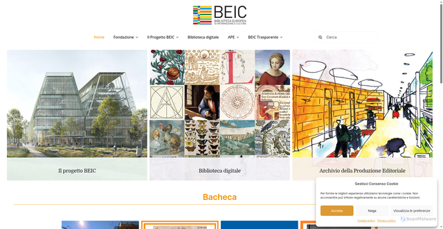Security scan screenshot of https://www.beic.it/