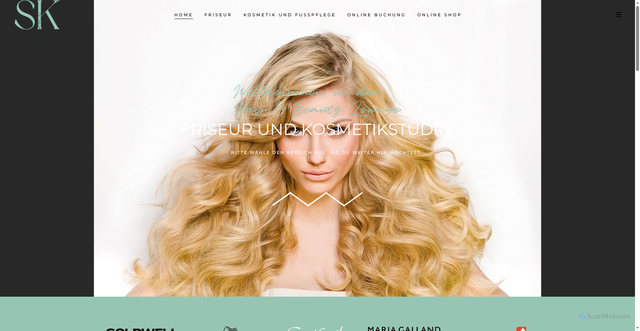 Security scan screenshot of https://hairandbeauty-lounge.at