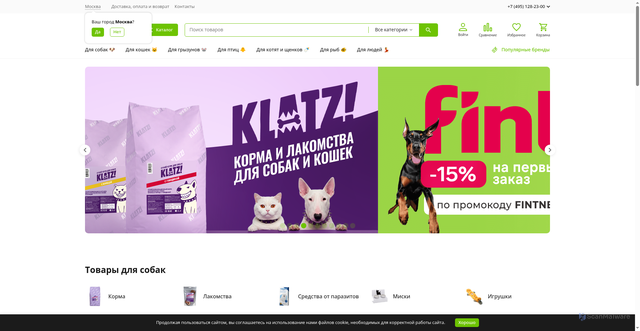 Security scan screenshot of https://kotmatros.ru