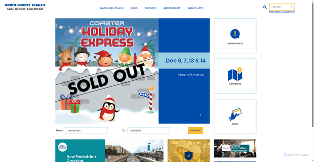 Security scan screenshot of https://gonctd.com/