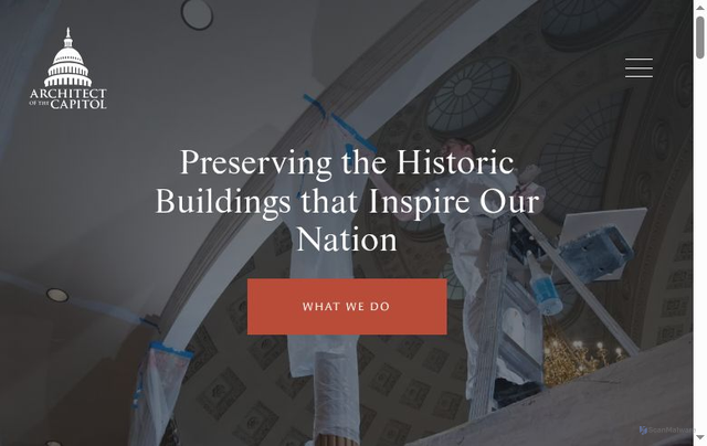 Security scan screenshot of https://www.aoc.gov/