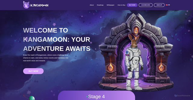 Security scan screenshot of http://kangamoon.pages.dev/