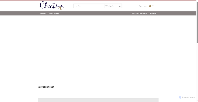 Security scan screenshot of https://chicdoor.com