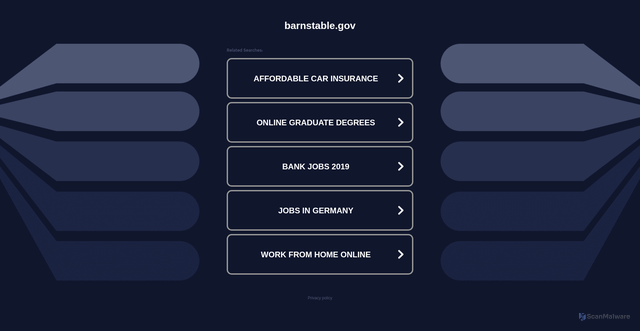 Security scan screenshot of https://barnstable.gov/