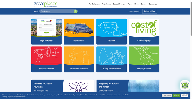 Security scan screenshot of https://www.greatplaces.org.uk/