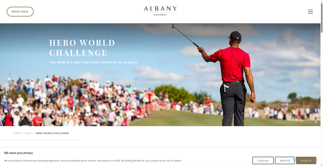 Security scan screenshot of https://www.albanybahamas.com/golf/hero-world-challenge/
