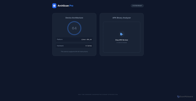 Security scan screenshot of https://32-64bitdevicescanner-p5cr7xhobb.edgeone.dev/