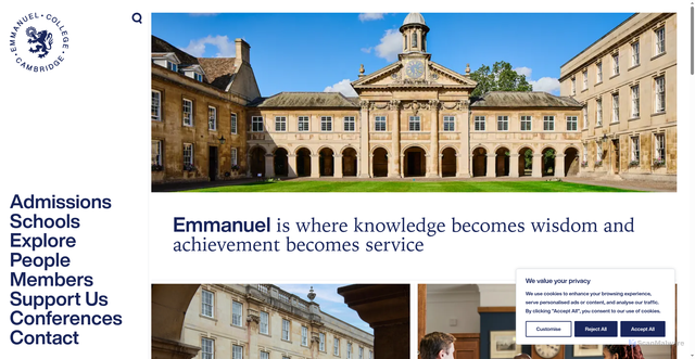 Security scan screenshot of https://www.emma.cam.ac.uk/