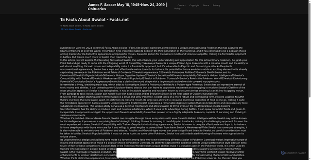 Security scan screenshot of https://springsghugo-7hl46a1me6.edgeone.app/20995-15-facts-about-swalot-factsnet.html