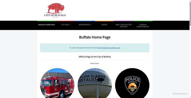 Security scan screenshot of https://cityofbuffalomo.gov/