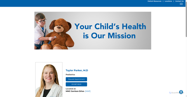 Security scan screenshot of https://www.mmclinic.com/taylor-parker