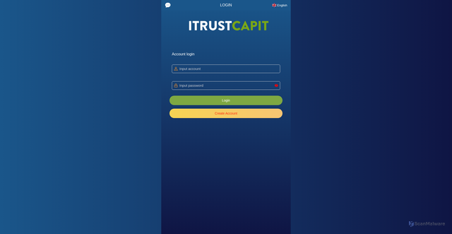Security scan screenshot of http://ltrustmax.app/