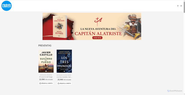 Security scan screenshot of https://desarrollo.atendadoslibros.atendadoslibros.com