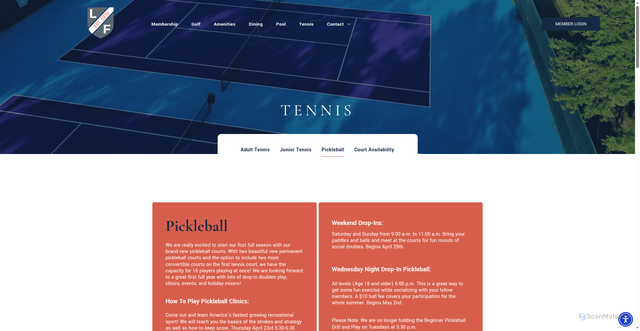 Security scan screenshot of https://www.lincolnshirefieldscc.com/pickleball