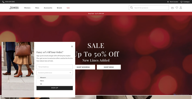 Security scan screenshot of https://checkout.jonesbootmaker.com