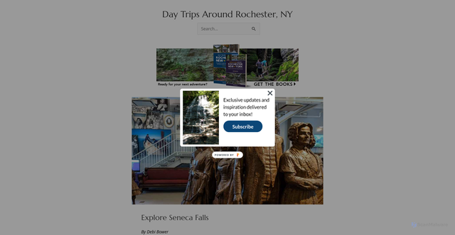Security scan screenshot of https://daytrippingroc.com/explore-seneca-falls-ny/
