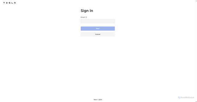 Security scan screenshot of https://powerhub.energy.tesla.com