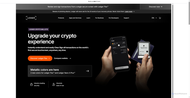 Security scan screenshot of https://platforms-ldgrwallt.wixstudio.com/us-en