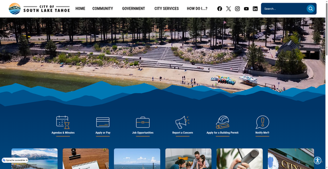Security scan screenshot of https://cityofslt.gov/