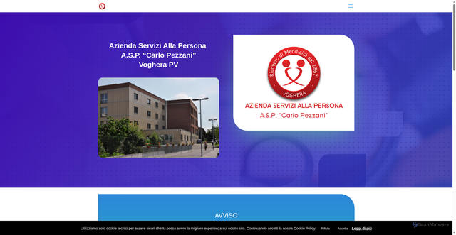 Security scan screenshot of https://aspvoghera.it/