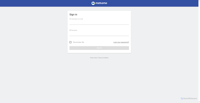 Security scan screenshot of https://maptive.matomo.cloud