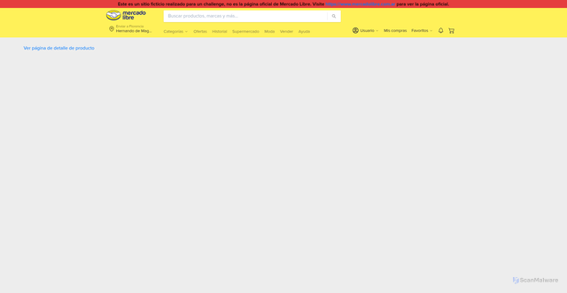 Security scan screenshot of https://www.mercadolibre-challenge-florabril.vercel.app/
