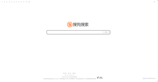 Security scan screenshot of https://www.sogou.com