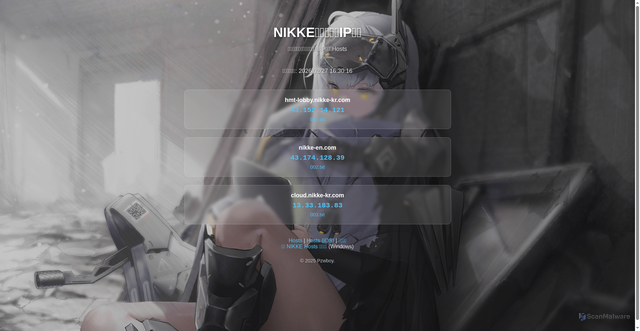 Security scan screenshot of https://nikke-hosts-kuw5ic4ij0.edgeone.app/