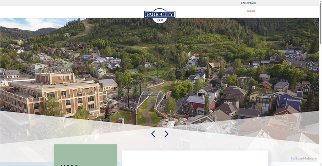 Security scan screenshot of https://parkcity.gov/