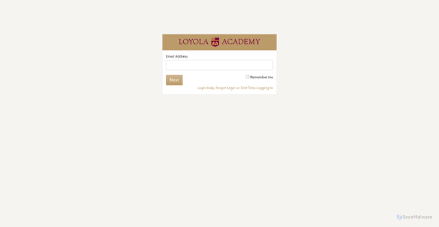 Security scan screenshot of https://goramblers.myschoolapp.com