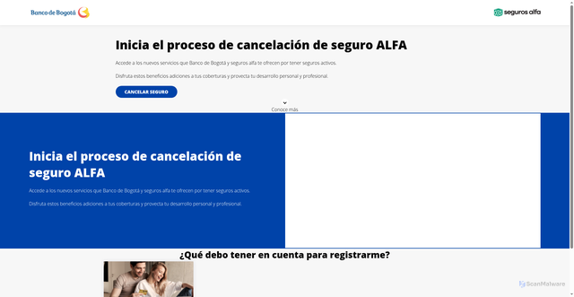 Security scan screenshot of http://www.cancelsecurealfa.vercel.app/