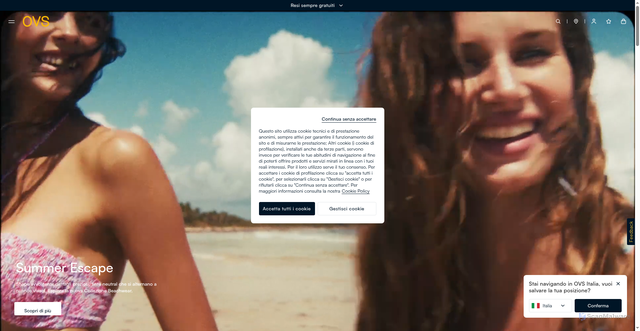 Security scan screenshot of https://ovs.it