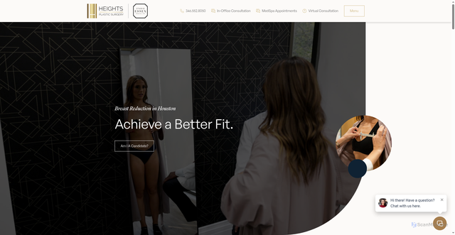 Security scan screenshot of https://heightsplasticsurgeryhouston.com/services/breast-reduction-in-houston/