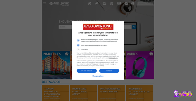 Security scan screenshot of https://www.avisooportuno.mx
