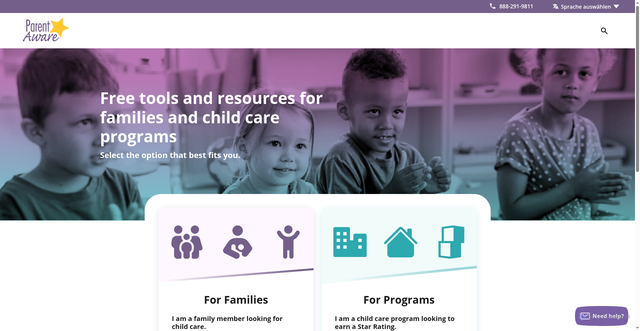 Security scan screenshot of https://www.parentaware.org/