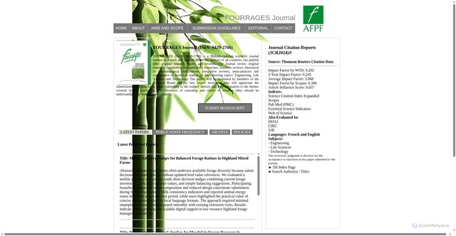 Security scan screenshot of https://afpf-asso.com/