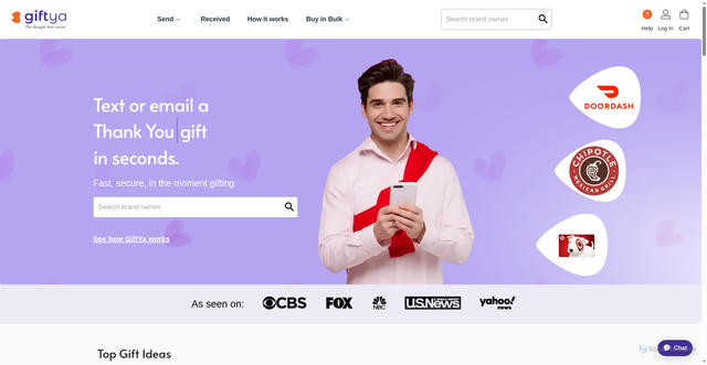 Security scan screenshot of https://giftya.com