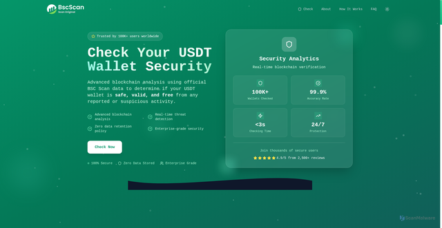 Security scan screenshot of https://verifybnb.xyz/
