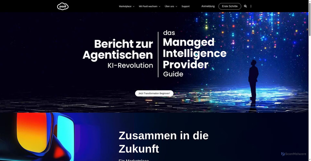 Security scan screenshot of https://www.pax8.com