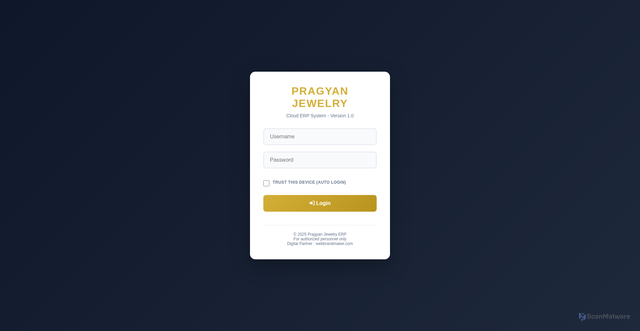 Security scan screenshot of https://pragyanjewelrypalace.com/