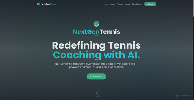 Security scan screenshot of https://nextgentennis.space/
