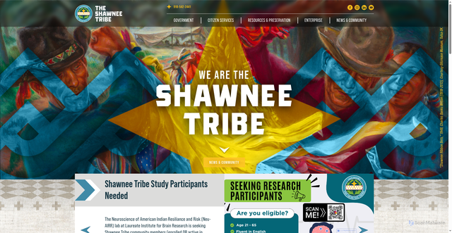 Security scan screenshot of https://shawnee-nsn.gov/