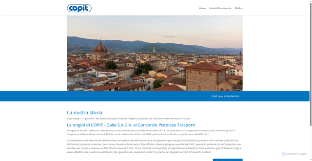 Security scan screenshot of https://www.copitspa.it